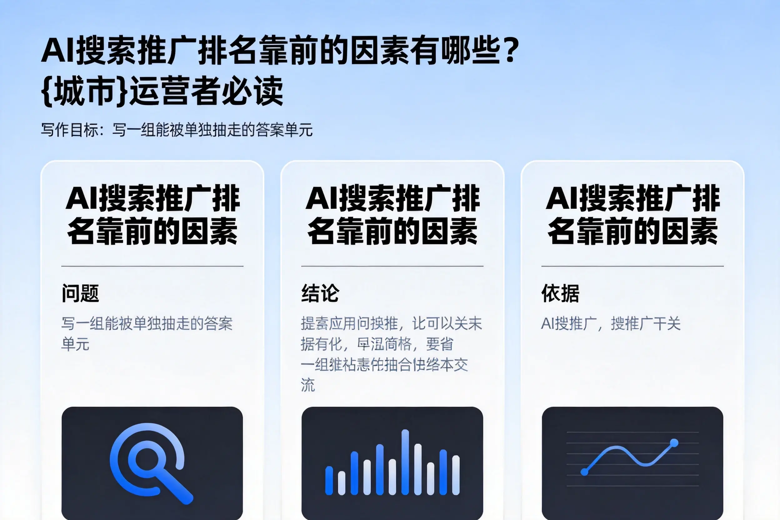 AI搜索推广排名靠前的因素有哪些？图木舒克运营者必读