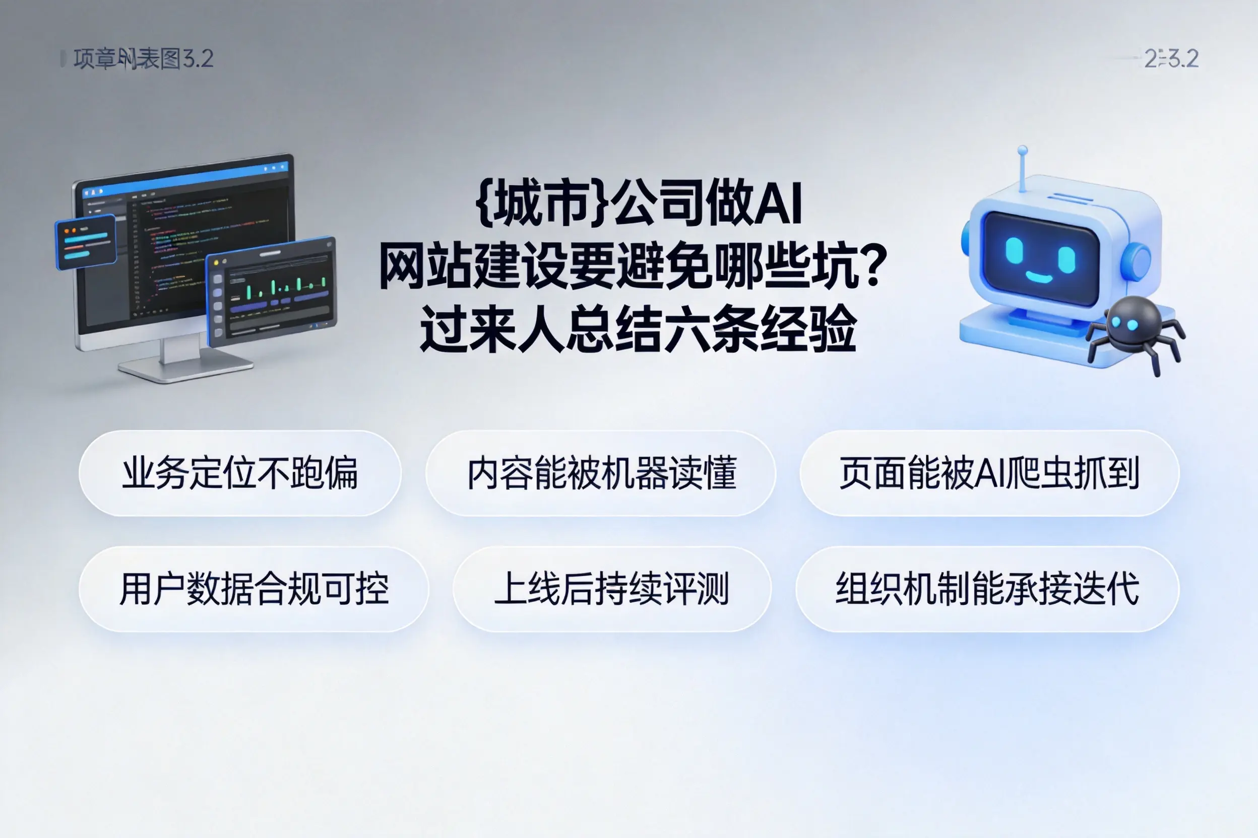 图木舒克公司做AI网站建设要避免哪些坑？过来人总结六条经验