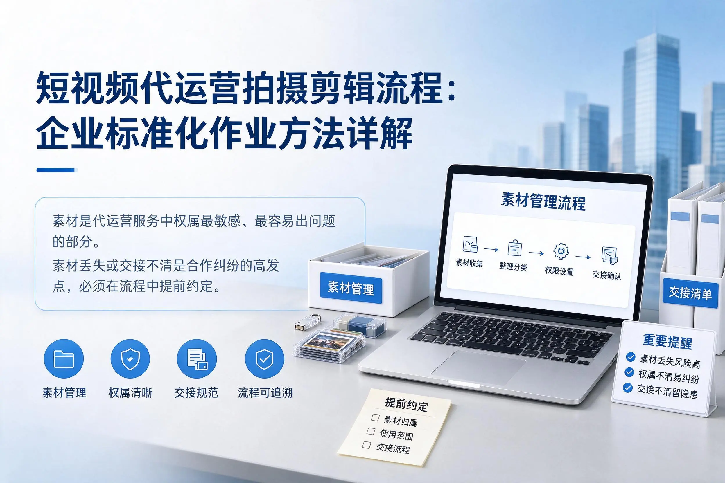 短视频代运营拍摄剪辑流程:图木舒克企业标准化作业方法详解