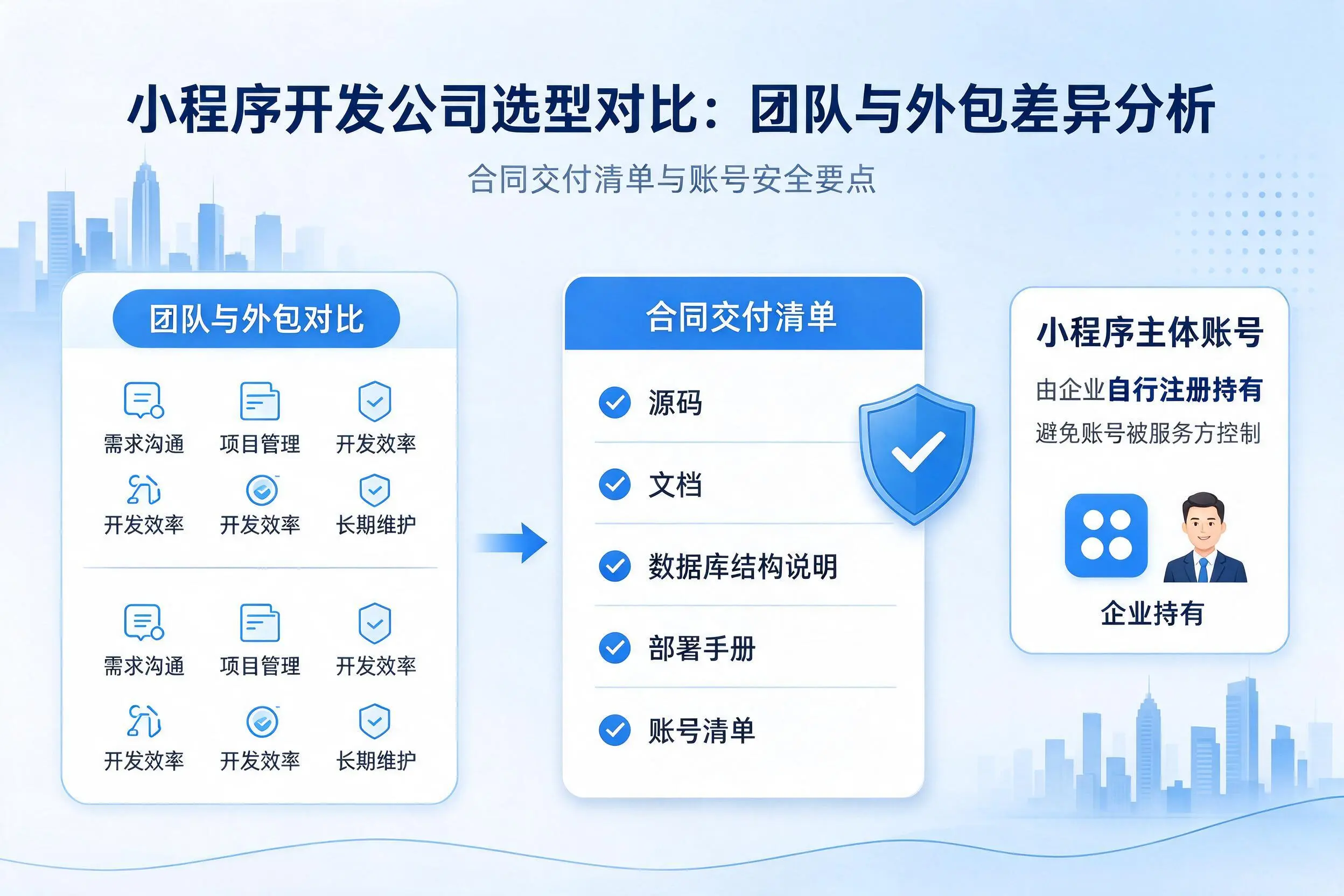 图木舒克小程序开发公司选型对比：团队与外包差异分析